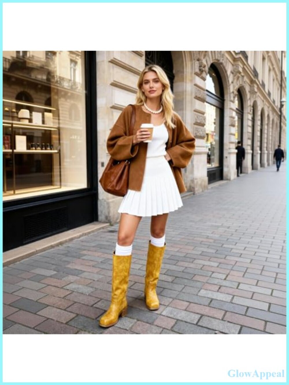 Women's Knee High Boots Chunky Block Heel Square Toe Faux Leather Tall Riding - Picture 2 of 6